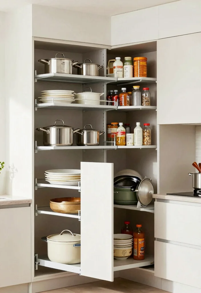 17 Kitchen Storage Organization Small Space Ideas That Save Room 29 17 Kitchen Storage Organization Small Space Ideas That Save Room - 9. Incorporate Pull-Out Shelves 1