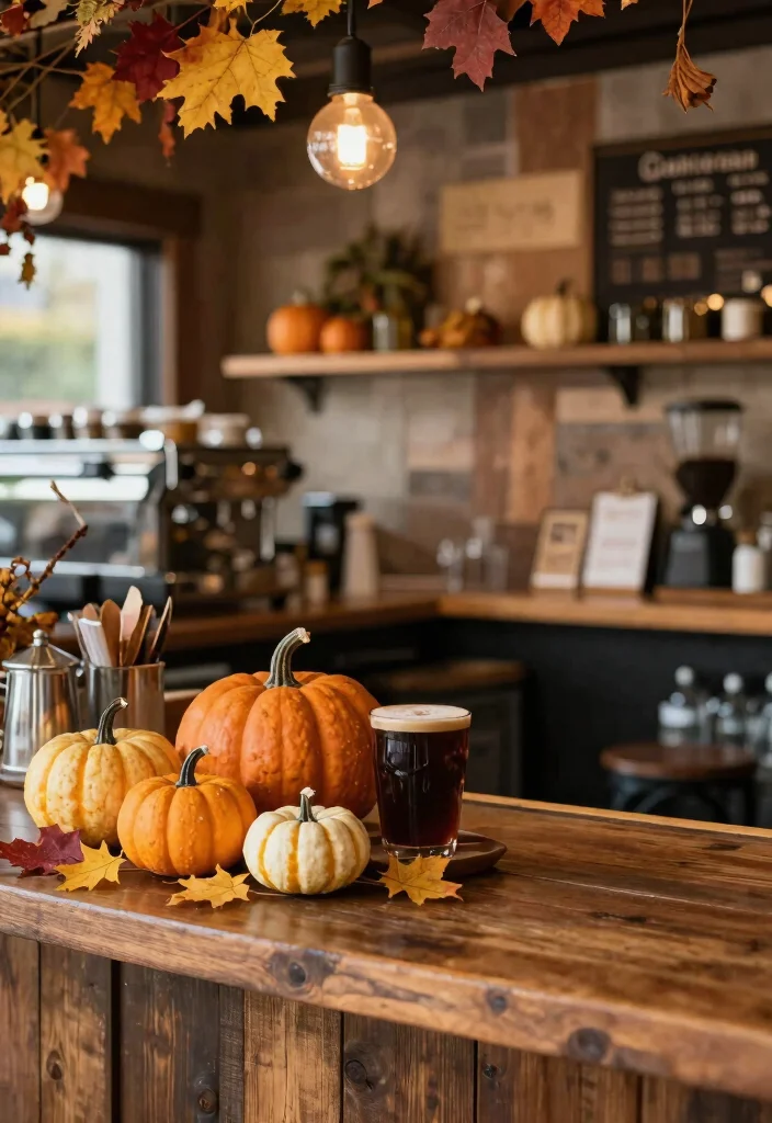 17 Kitchen With Coffee Bar Ideas That Elevate Your Space 52 17 Kitchen With Coffee Bar Ideas That Elevate Your Space - 12. Coffee Bar with Seasonal Decor 1