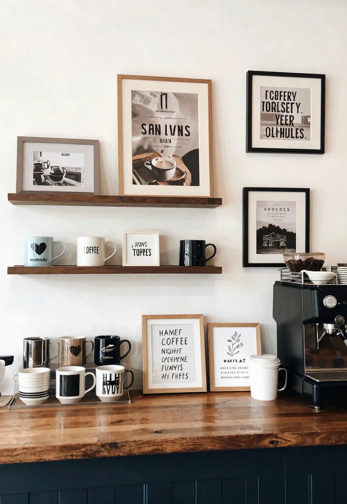 17 Kitchen With Coffee Bar Ideas That Elevate Your Space 66 17 Kitchen With Coffee Bar Ideas That Elevate Your Space - 16. Coffee Bar with Personal Touches 1