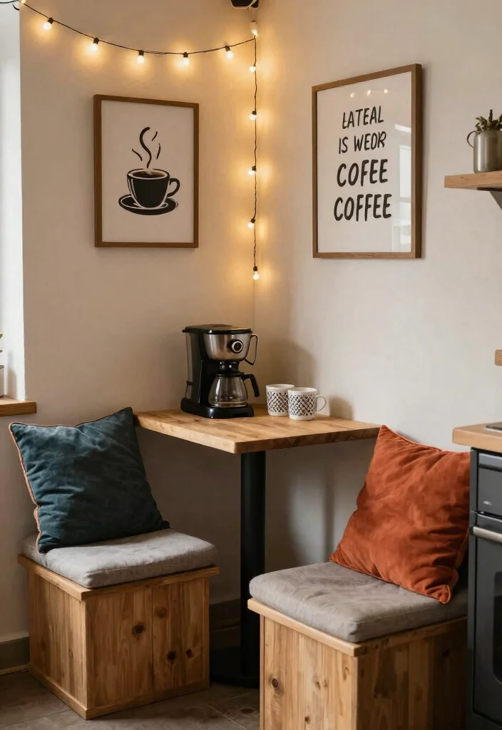 17 Kitchen With Coffee Bar Ideas That Elevate Your Space 5 17 Kitchen With Coffee Bar Ideas That Elevate Your Space - 5. Cozy Corner Coffee Nook 1