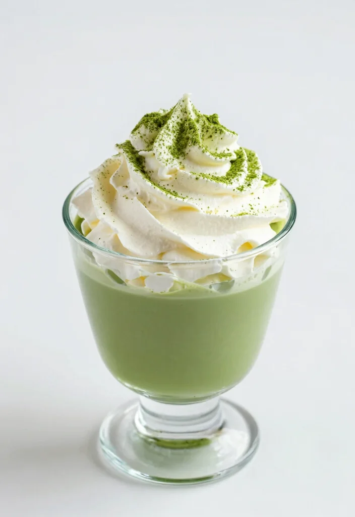 17 Panna Cotta Plating Ideas With Beautiful Presentation - 10. Matcha Magic 1