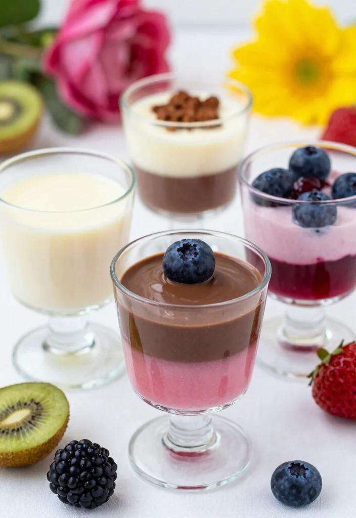 17 Panna Cotta Plating Ideas With Beautiful Presentation - 15. Layered Delights 1