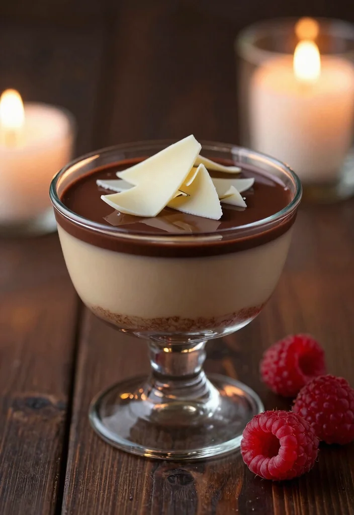 17 Panna Cotta Plating Ideas With Beautiful Presentation - 2. Chocolate Indulgence 1
