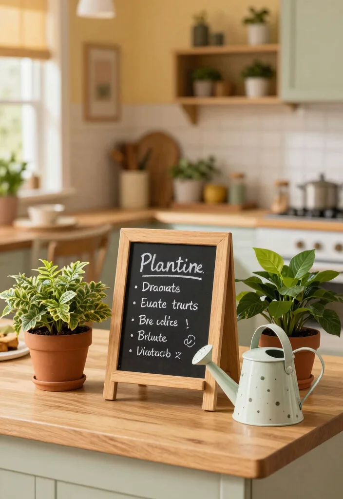 17 Plant Decor Kitchen Ideas That Add Fresh Charm - 17. Interactive Plant Care Ideas 1