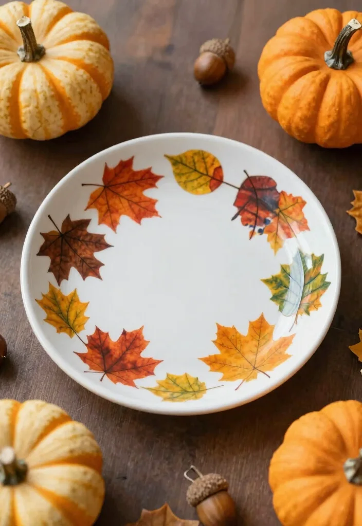 17 Pottery Painting Ideas Trinket Dish That Look Adorable - 10. Seasonal Themes 1