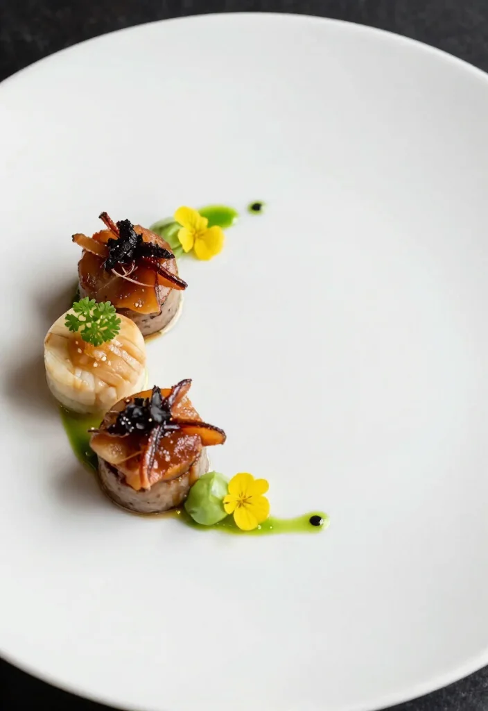 17 Restaurant Plating Ideas That Feel Fine Dining - 12. Use of Negative Space 1
