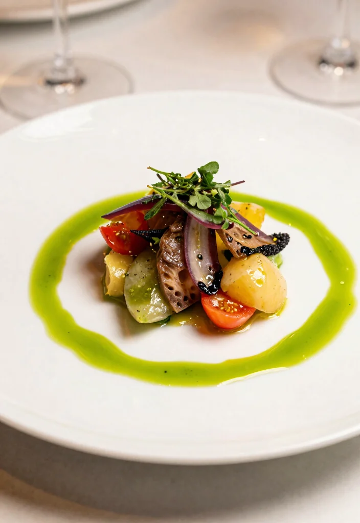 17 Restaurant Plating Ideas That Feel Fine Dining - 13. Infused Oils for Drizzling 1