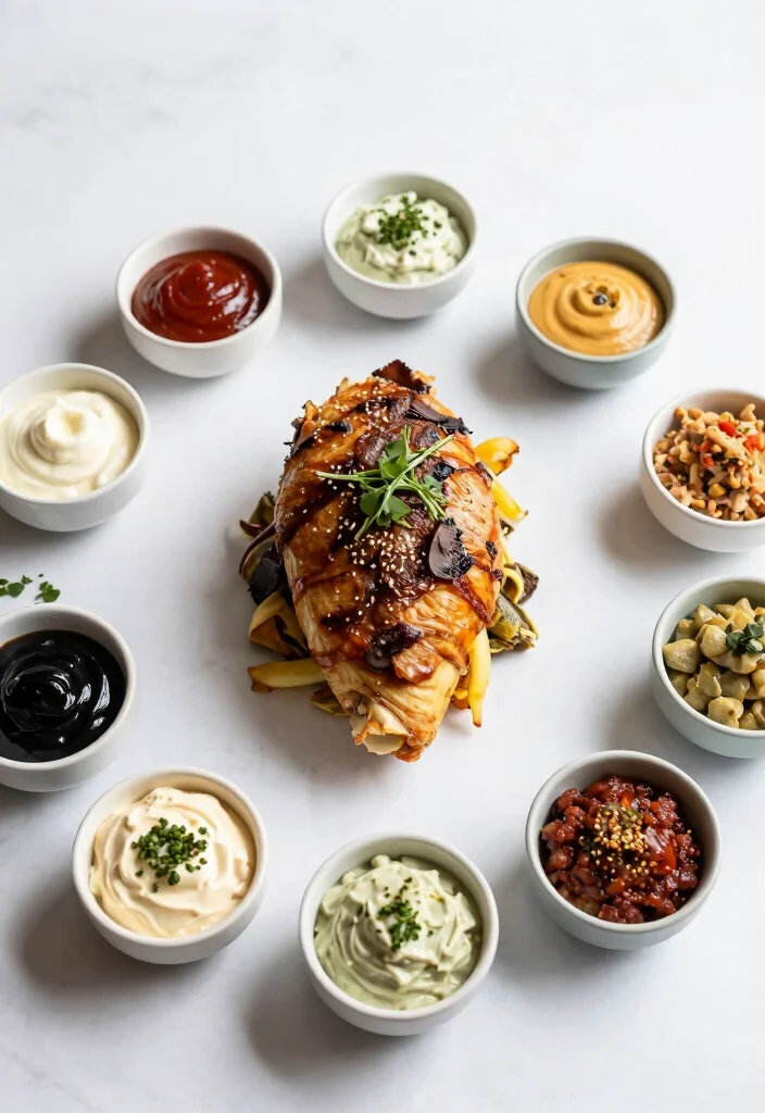17 Restaurant Plating Ideas That Feel Fine Dining - 15. Interactive Plating: Dips and Spreads 1