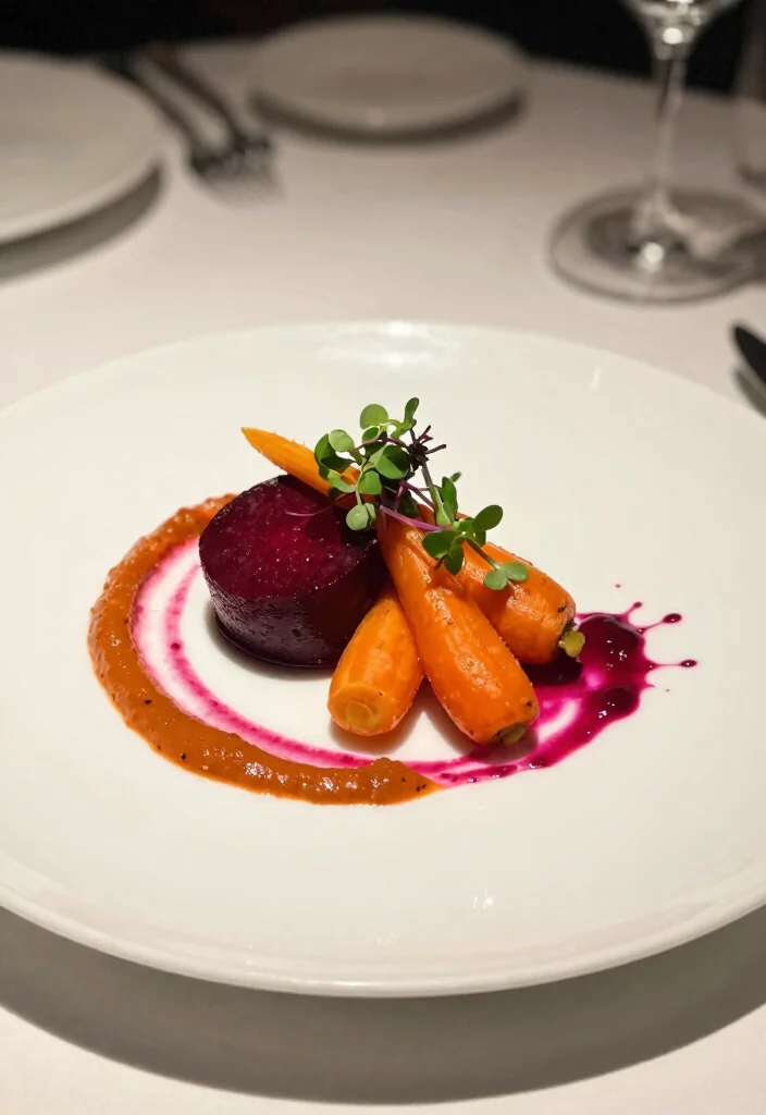 17 Restaurant Plating Ideas That Feel Fine Dining - 2. Colorful Sauce Splashes 1