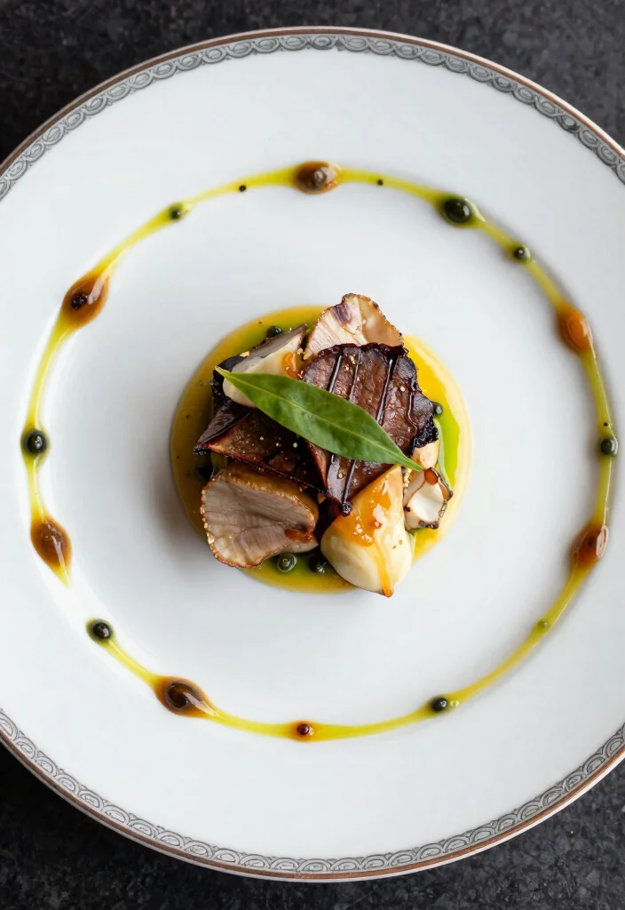 17 Restaurant Plating Ideas That Feel Fine Dining - 6. Elegant Plate Borders 1