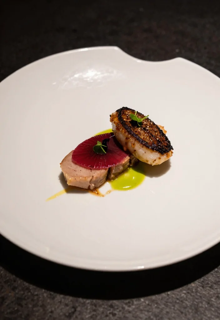 17 Restaurant Plating Ideas That Feel Fine Dining - 8. Unconventional Plate Shapes 1