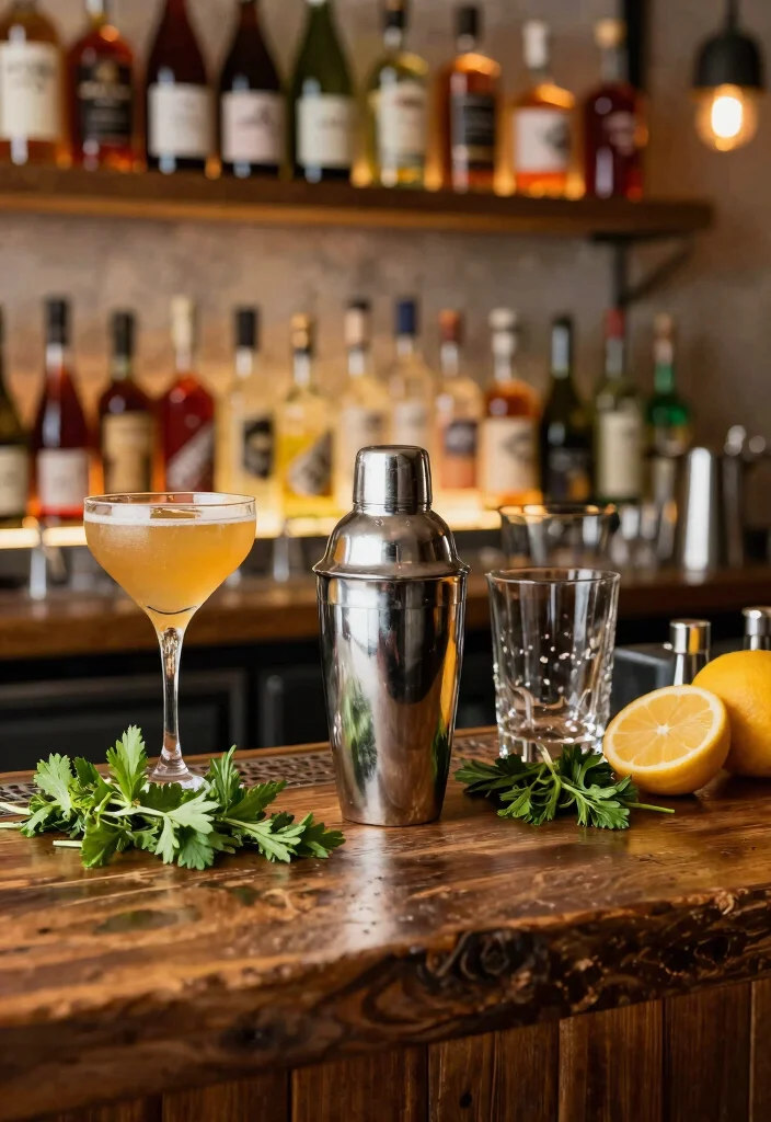 17 Wine and Coffee Bar Ideas for the Ultimate Entertaining Space - 11. Mixology Area for Cocktails 1