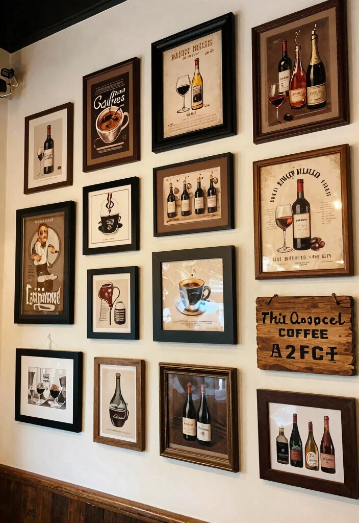 17 Wine and Coffee Bar Ideas for the Ultimate Entertaining Space - 6. Themed Decor Elements 1