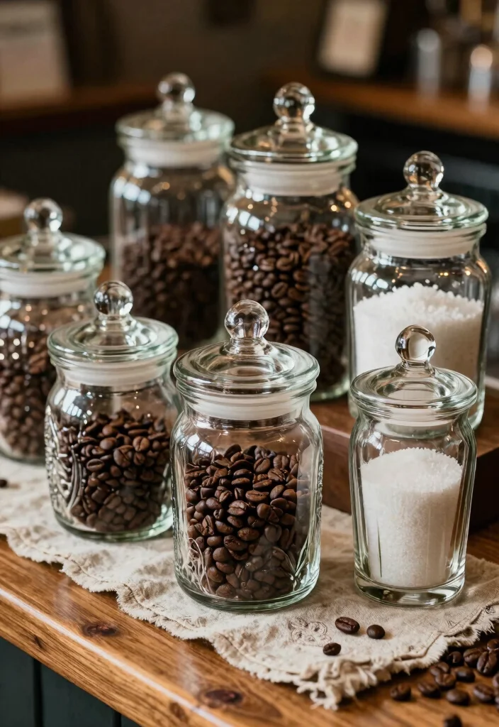 18 Bohemian Coffee Bar Ideas With Relaxed Chic Style 30 18 Bohemian Coffee Bar Ideas With Relaxed Chic Style - 10. Vintage Glassware Display 1