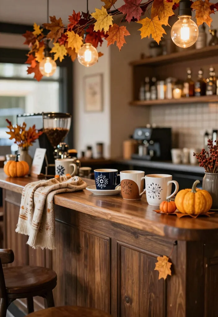 18 Bohemian Coffee Bar Ideas With Relaxed Chic Style 68 18 Bohemian Coffee Bar Ideas With Relaxed Chic Style - 18. Seasonal Decor Touches 1