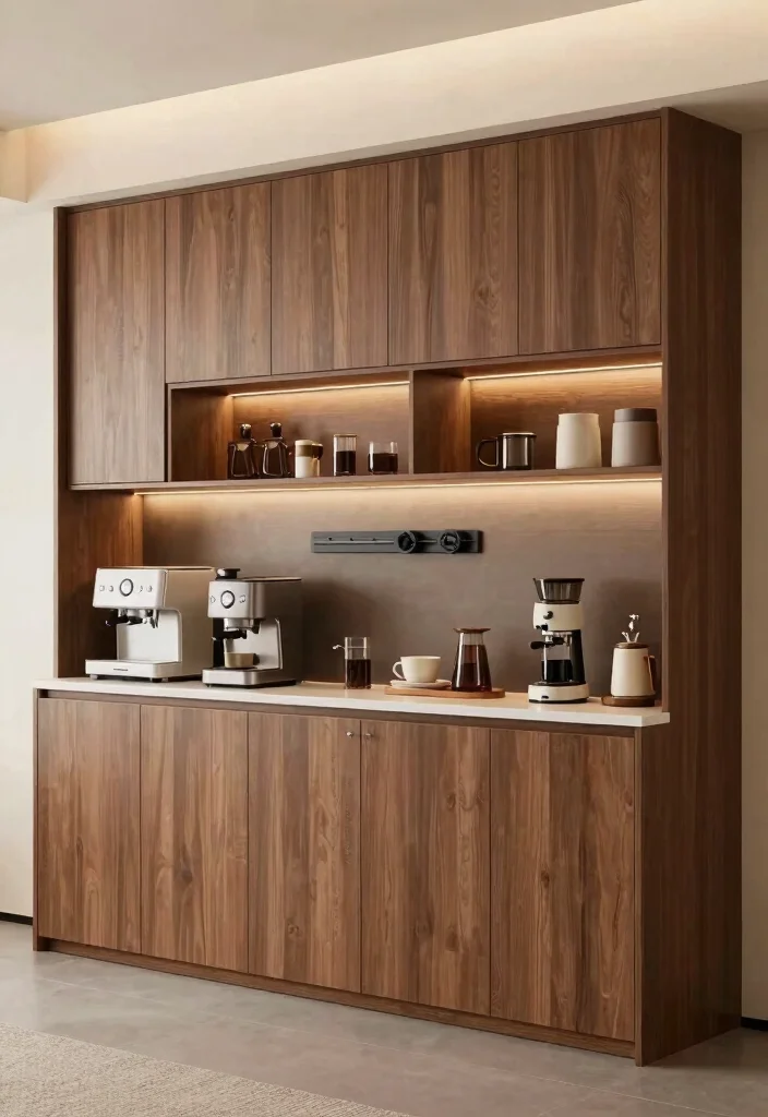 18 Coffee Bar Cabinets Built Ins Ideas With Custom Style 67 18 Coffee Bar Cabinets Built Ins Ideas With Custom Style - 17. Customized Cabinetry Solutions 1