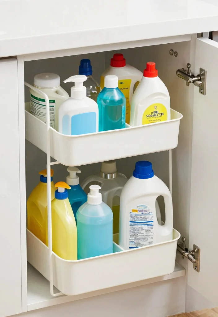 18 Kitchen Cabinets Organization Ideas for a Tidy Space 66 18 Kitchen Cabinets Organization Ideas for a Tidy Space - 16. Utilize Under-Sink Storage 1