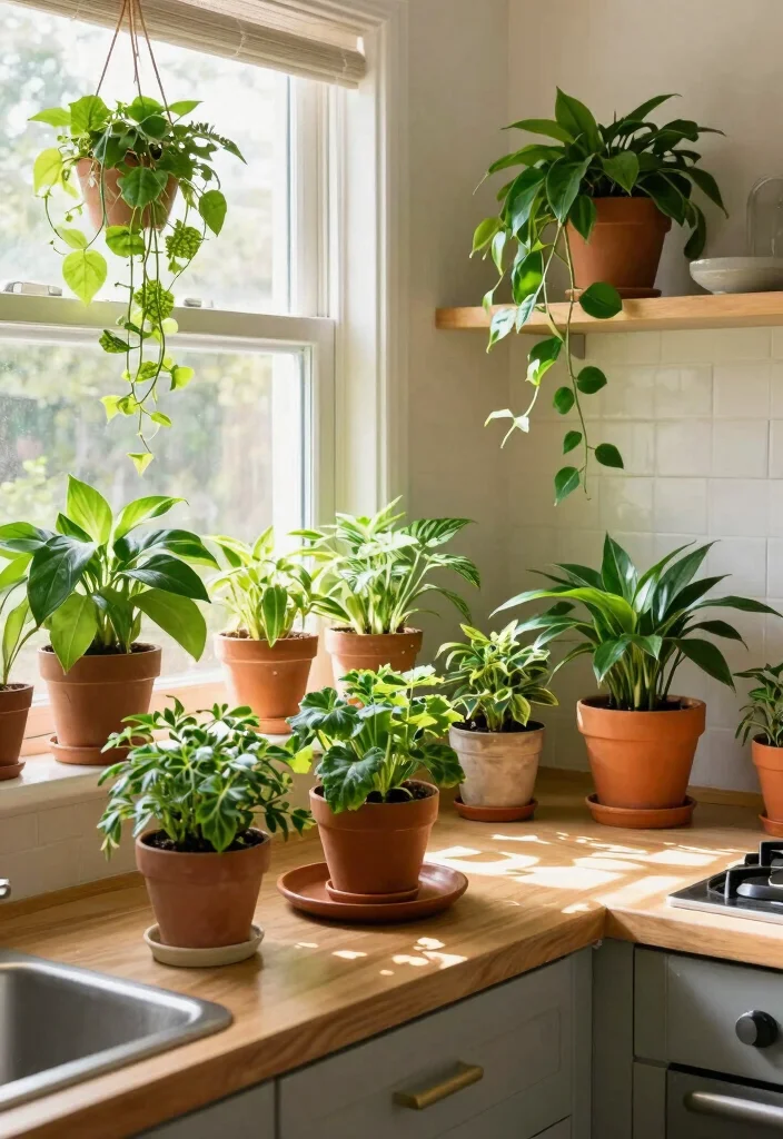 18 Money Plant Decor 2026 Trending Ideas That Refresh Any Room - 16. Money Plant in Kitchen 1