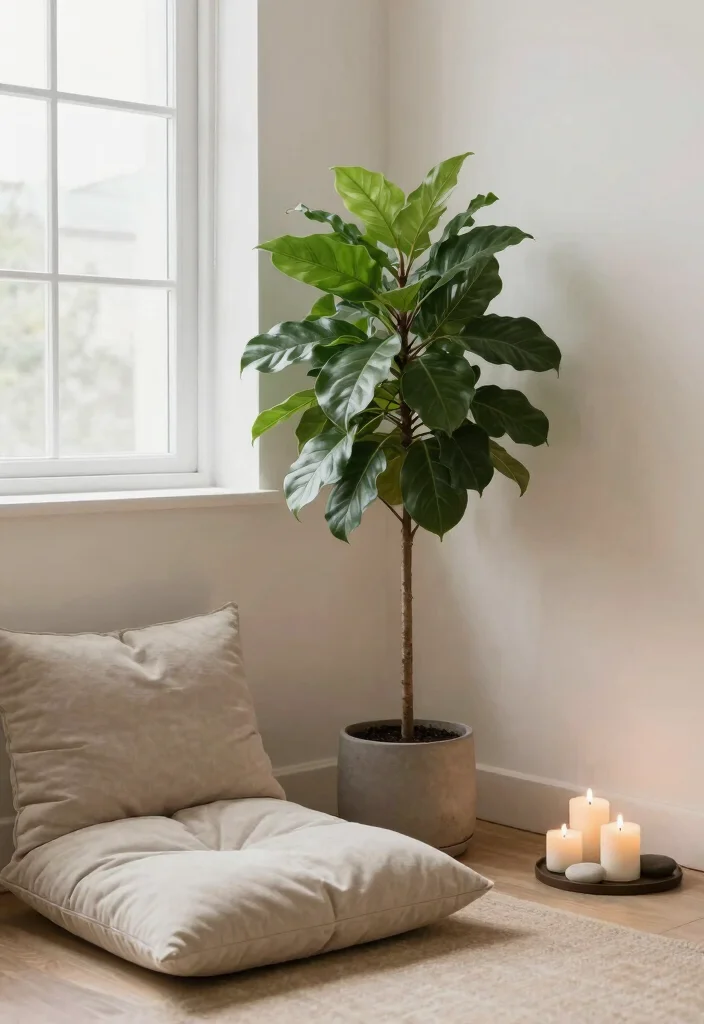 18 Money Plant Decor 2026 Trending Ideas That Refresh Any Room - 17. Money Plant for Meditation Spaces 1