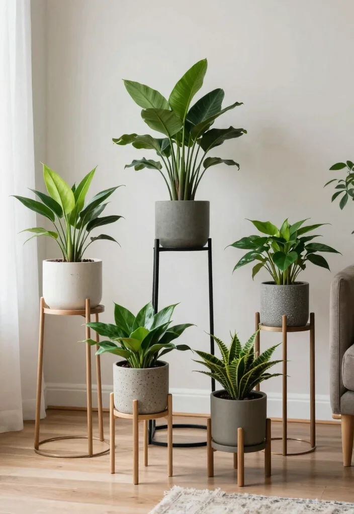 18 Money Plant Decor 2026 Trending Ideas That Refresh Any Room - 8. Decorative Plant Stands 1