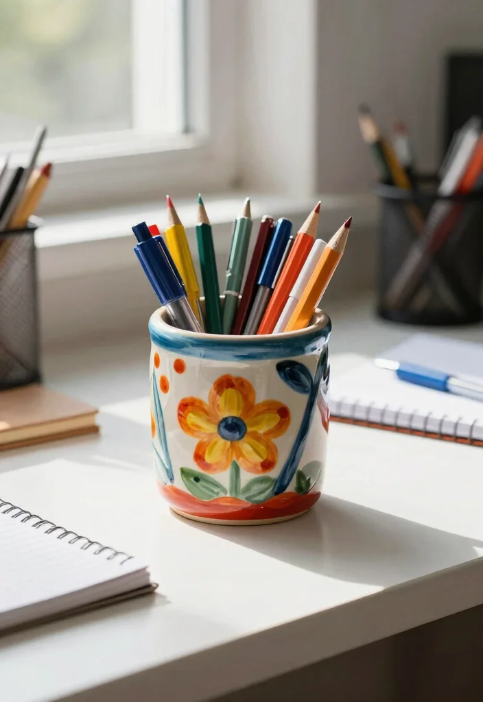 18 Mother’s Day Pottery Painting Ideas With Heartfelt Meaning 49 18 Mother’s Day Pottery Painting Ideas With Heartfelt Meaning - 17. Unique Pencil Holders 1