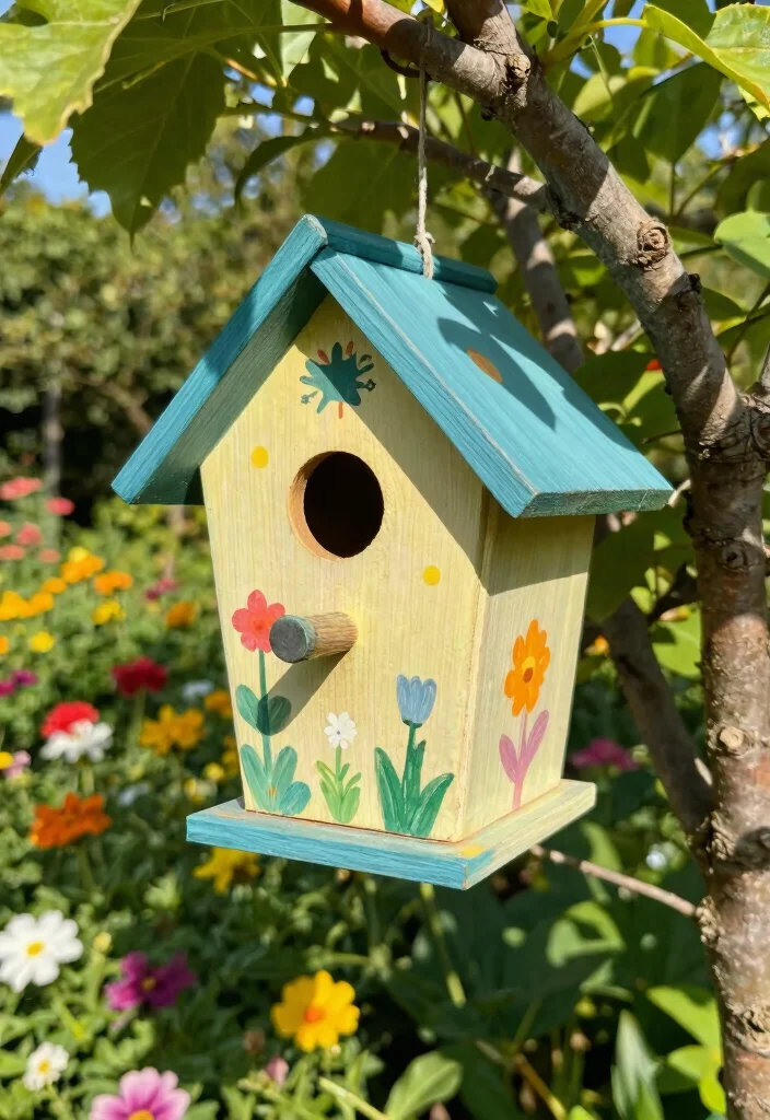 18 Mother’s Day Pottery Painting Ideas With Heartfelt Meaning 31 18 Mother’s Day Pottery Painting Ideas With Heartfelt Meaning - 9. Whimsical Birdhouses 1