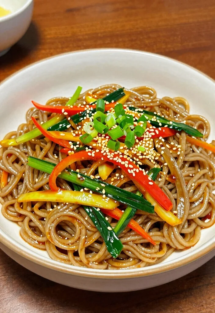 18 Pasta Plating Ideas With Elegant Twirls - 11. Asian Fusion 1