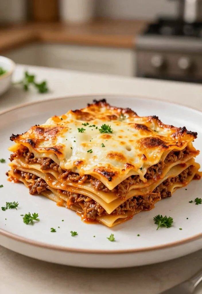 18 Pasta Plating Ideas With Elegant Twirls - 2. Layered Elegance 1