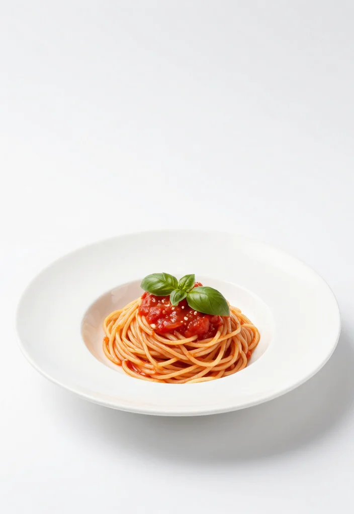 18 Pasta Plating Ideas With Elegant Twirls - 8. Minimalist Approach 1